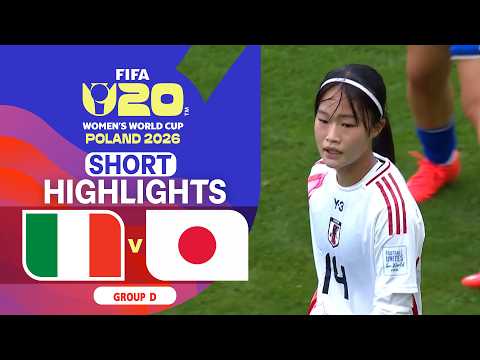 ไฮไลต์บอลโลกหญิง U-20! อิตาลี ดวล ญี่ปุ่น (12-09-69)